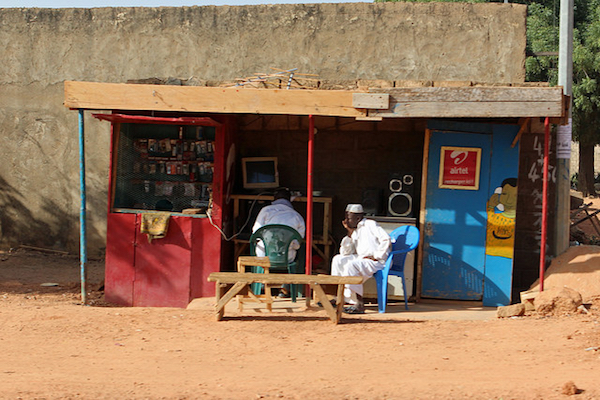 Mobile phone and internet point in Burkina Faso